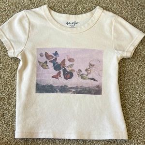 butterfly brandy melville t-shirt